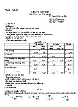Giáo án Vật lý Lớp 11 (Ban cơ bản) - Tiết 50 Kiểm tra 1 tiết - Năm học 2019-2020 - Nguyễn Thị Anh Đào